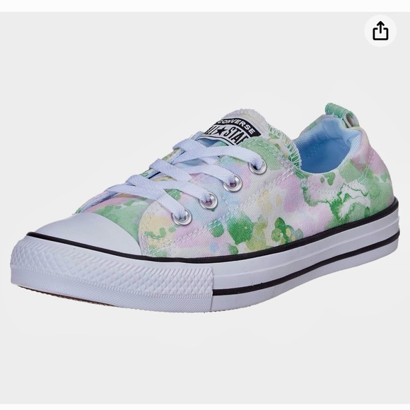 NWT Converse women floral sneaker size 9 - Picture 3 of 3